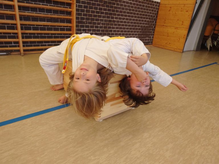 Im Kindertraining - Spaß muss sein Kindergruppe