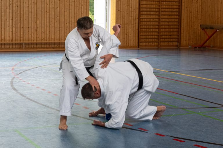 Selbstverteidigung im Training